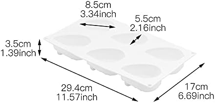 Форма за Торта от Силикон Сапун във формата на Лист с 6 Кухини, Форма за Торта за Десерт, Форми за Производство на Сапуни Ръчно изработени