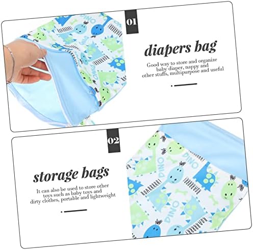 Zerodeko Чанта за съхранение на Пелените Чанта за съхранение на Памперси За Новородено и Чанта за бебешки Пелени Pañales De Tela Чанта За
