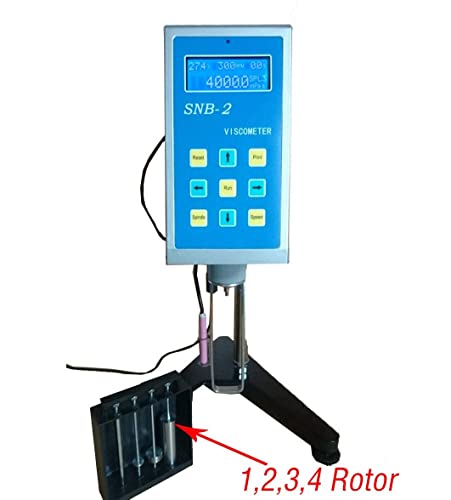 Цифрово Измерване на Вискозитет CNYST Тестер течността, работещи Вискозиметр За Измерване със Сензор за температура RTD и 4 Вретена