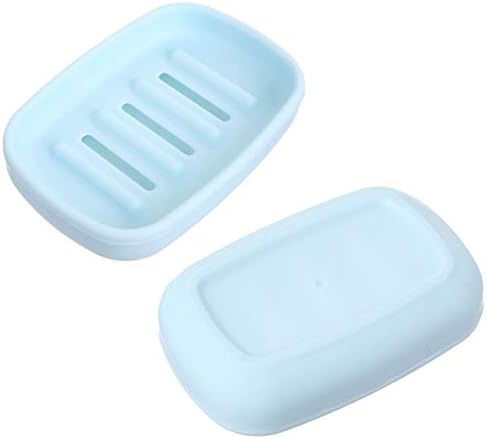 Препарат за съдове Onwon от 4 теми с сливным сапун, държач за сапун, която не съдържа бисфенол А, с прорези, позволява значение