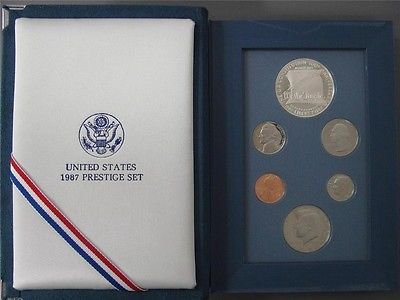 Комплект монети на най-Престижния доказателства Конституцията на Монетния двор на САЩ от 1987 г.