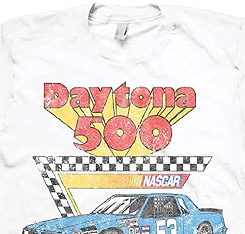 НАСКАР Реколта тениска Daytona 500 състезателна мъжка тениска с графичен дизайн