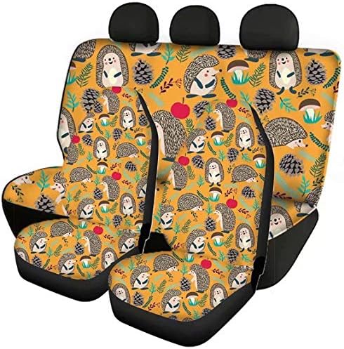 Pensura Цветни Преливащи се цветове за Седалките предните седалки + Калъф за задната част на облегалката + Калъф за задната част на долната