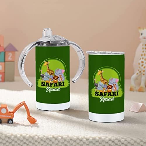 Чаша за пиене на животните Safari - Safari Squad Baby Sippy Cup - Чаша За Пиене Сладки животни