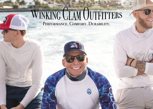 Рибарски Ризи Winking Мида търговци на дрехи за Мъже, Риболовни Принадлежности, с Дълъг Ръкав - Риболовни Подаръци за Мъже, Солнцезащитная