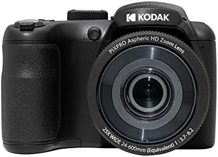 16-Мегапикселова цифрова камера Kodak PIXPRO AZ255 Astro Zoom (черен) В комплект с карта с памет с обем 64 GB, високо производителни