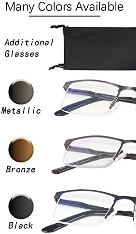 Albseoy 3 опаковки Синьо-Екранировка на Очила За четене, Ментална Рамки За Защита От Пренапрежение на очите, Компютърни