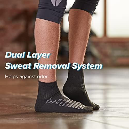 Мъжки и Дамски чорапи за бягане R-Gear Drymax Quarter | Дишащи, с контрол на влажност и защита от образуване на блистеров | 3 опаковка