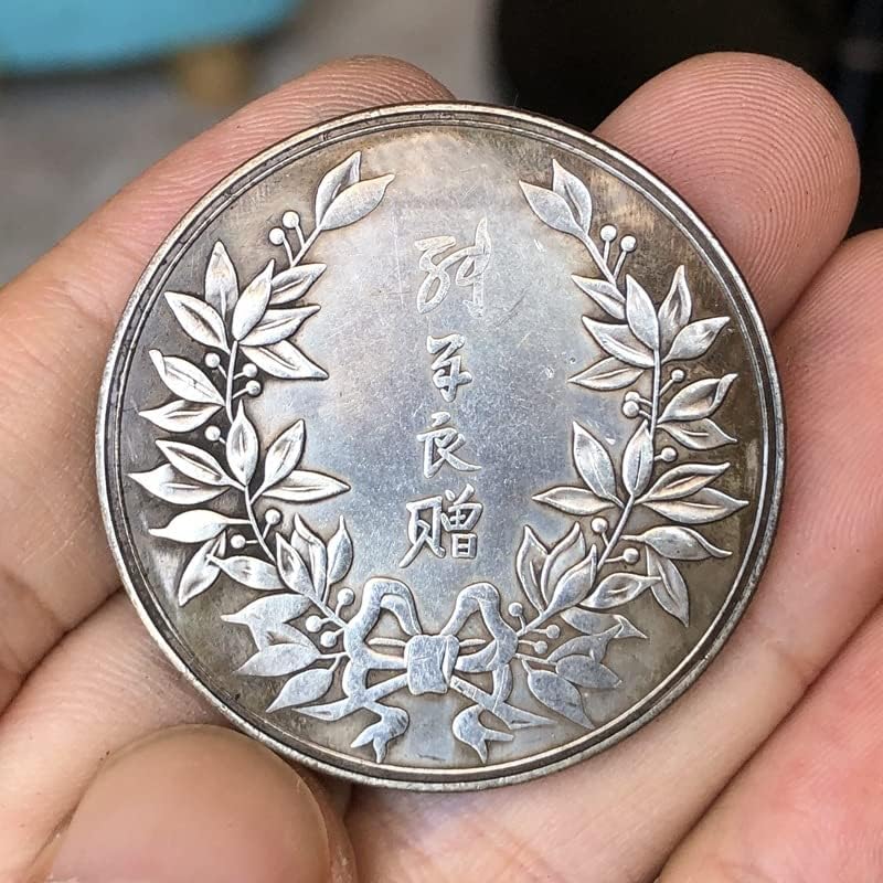 Древни монети QINGFENG Старинен Сребърен долар Джан Сюэлян дари един Юан, Подписана Колекция от Ръчно изработени изделия