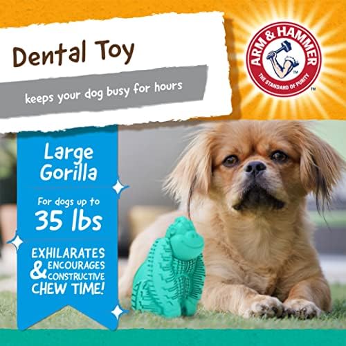 Ръкохватка и чук за домашни любимци Супер Treadz Gorilla паста за Дъвчене играчка за кучета - Стоматологичен играчки за кучета Намаляват