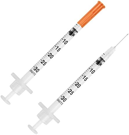 Спринцовки за инсулин UltiCare VetRx U-100 за домашни любимци, удобно и прецизно дозиране на инсулин за домашни любимци, съвместими с всички