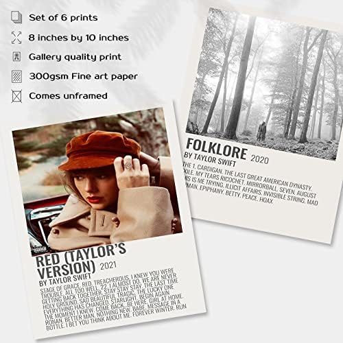 Плакати с капак музикален албум ZJNB Taylor, Издаден в ограничен тираж, Музикални постери (Набор от размера на 6-8 x 10 инча, без рамка)