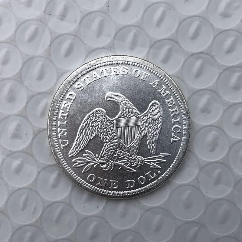 1867 Американски Монети, Месинг Със Сребърно Покритие, Монети Старинни Занаяти Чуждестранни Възпоменателни Монети