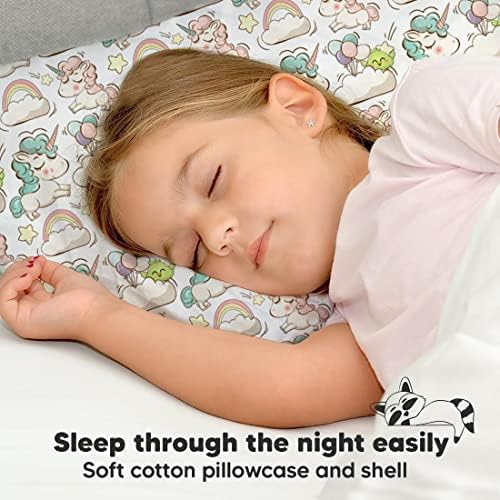 Възглавница за деца KeaBabies с Калъфка - 13x18 My Little Dreamy Pillow - Възглавница за сън от Органичен памук за Деца, Детски