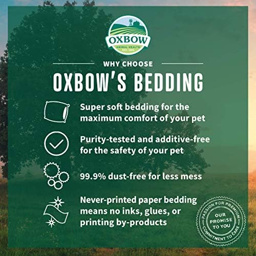 Носилката за дребни животни Oxbow Pure Comfort - Впитывающая миризмата и влагата, Не съдържащи прах и Носилка за дребни животни, Бяла,