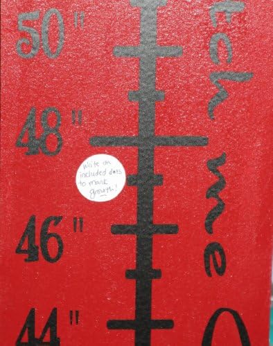 График на растеж на Детска Ковбойской Винил Стикери За Стена 2 метра - 5 метра - Червен