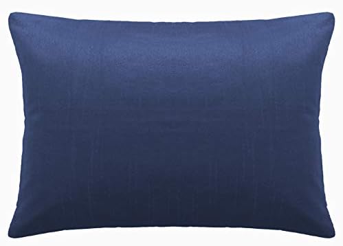 Тъмно синя Калъфка за възглавница, Калъфка за легла, 20x36 инча (50x90 см), Полиестерен Правоъгълна калъфка King Size, САМО калъфка