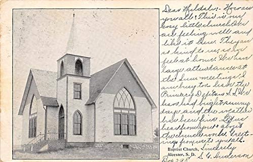 Баптистката църква Алчестер, Южна Дакота SD Картички