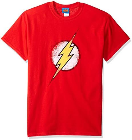 Мъжка тениска с потертым логото на DC Comics The Flash