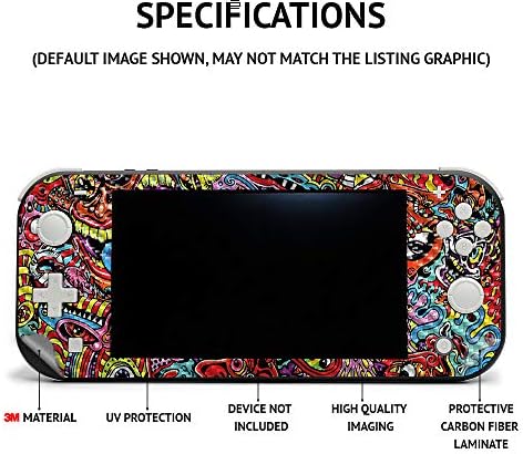 Калъф MightySkins от въглеродни влакна за Nintendo New 2DS XL - Paisley | Защитно, Трайно Текстурированное покритие от въглеродни