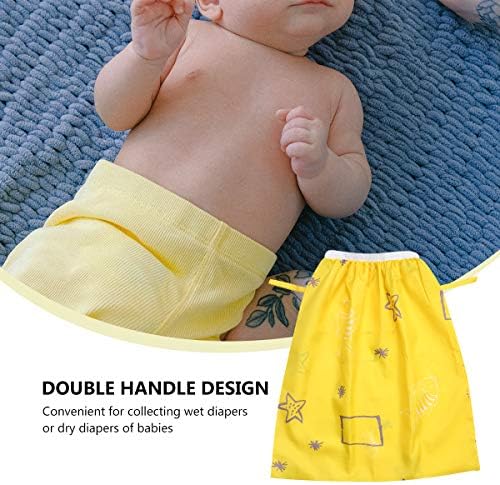 DOITOOL 2 елемента Творчески Модел Чанта За Съхранение на Бебешки Пелени Прост Мултифункционална Чанта За Пелени