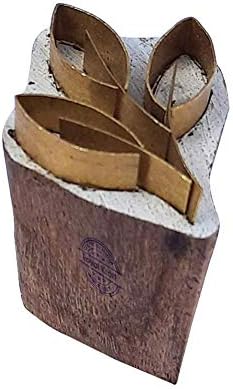 Дървени Печати Royal Kraft от Месинг с цветен Модел за Блок печат на Глина, Керамика, плат Btag160