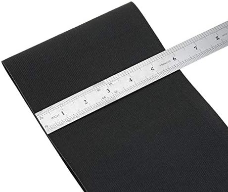 Използвайте плетени плътна еластична лента, 3 фута (черна, 6 инча)