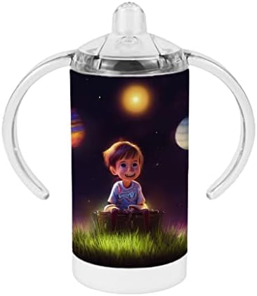Sippy-чаша Space Sky - Детска Sippy-чаша с Художествен Принтом - Тема Sippy-чаша