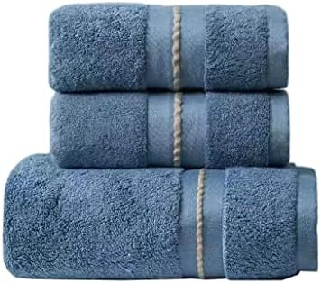SXNBH кърпи за баня за дома удобства, Памучно кърпа за вода и гъст Кърпа за мъже и жени, Увит в кърпа за двойки (Цвят: 2 бр.,