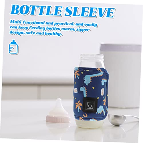 TOYANDONA 1 Комплект Топло кърма USB-Нагревател Hands Free Титуляр за бебешко шише Пътен Нагревател бутилки за кърма Преносим Нагревател