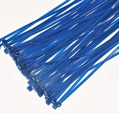 100-1000 парчета ПРОФЕСИОНАЛНИ КАБЕЛНИ ОСНОВИ Кабелни превръзки 3,6x150 mm син цвят, 100 броя
