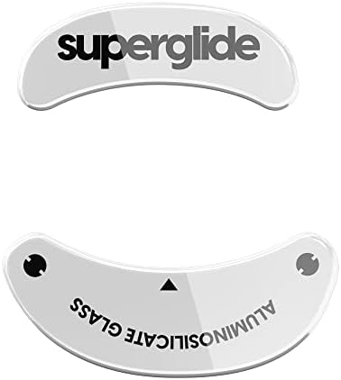 Superglide - Най-бързи и гладки крачета за мишка / Кънки от ултра силна безупречно стъкло ултра-бързо гладка и здрава подметка
