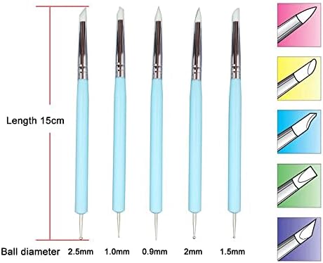 QUUL Глинено Топчета stylus pen tool е Инструмент за Скулптури, направени От Полимерна глина Инструмент За Рязане на нокти