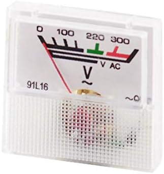 X-DREE AC 0-300 В Клас на точност 5,0 Кв. Пластмасов Панелен волтметър (Voltmetro per misuratore di pannello quadrato in plastica