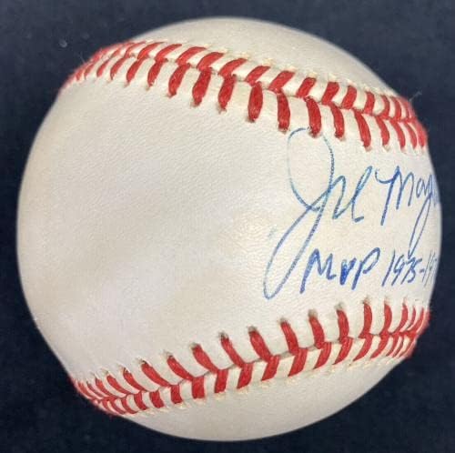 Джо Морган 1975-1976 MVP Подписан от JSA бейзбол - Бейзболни топки с автографи