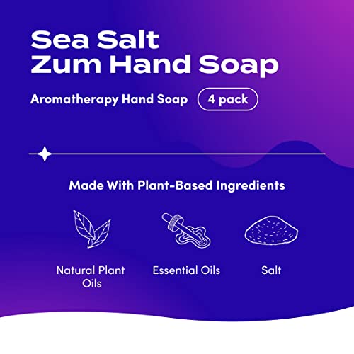 Сапун за ръце Zum с морска сол - 12 течни унции (4 опаковки)
