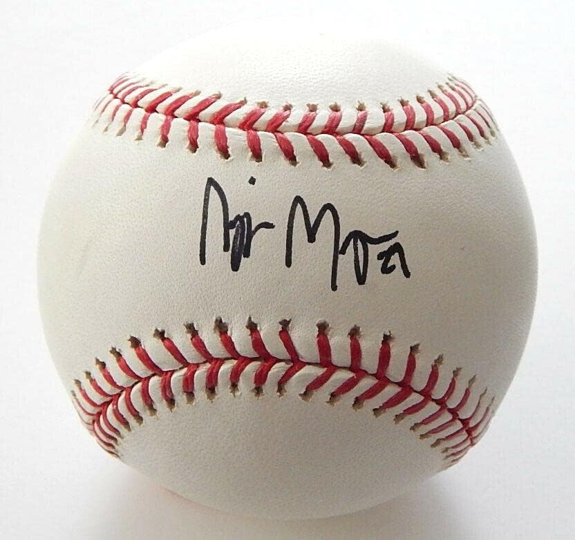Найер Морган е Подписал Официален Автограф Rawlings OML Baseball Auto Autograph - Бейзболни топки с Автографи