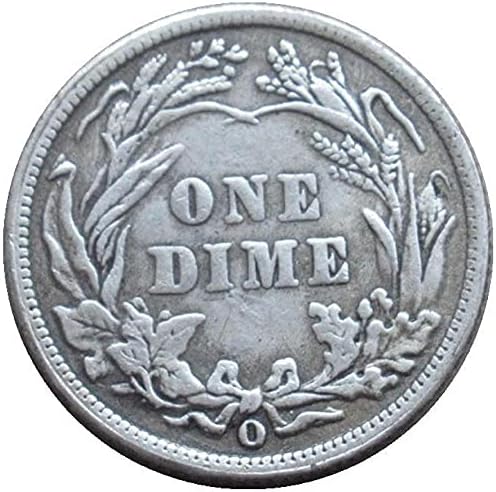 Американски Фризьор 10 Цента на 1905 Г., със сребърно покритие Копие на Възпоменателни монети