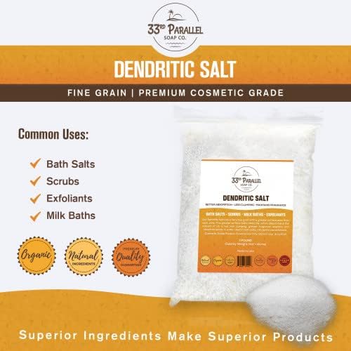 ДЕНДРИТНАЯ сол | Висококачествена Дребнозърнеста сол за вана, Ексфолианти, Пилинг средства, Млечни Вани и много Други | От 1 до 5 килограма