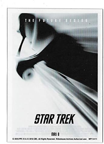 2017 Rittenhouse Archives Star Trek Beyond Калъф-Topper MP11 Star Trek 2009 Карта-Постер на филма от Прозрачна Пластмаса