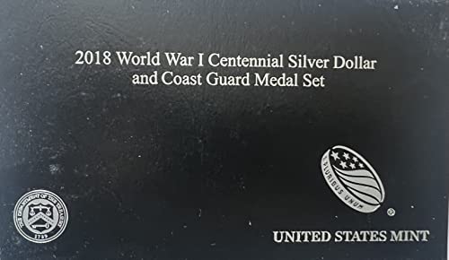 Комплект медали за стогодишнината на Първата световна война 2018 P (Брегова охрана), монетен двор на САЩ, Монетен двор на САЩ