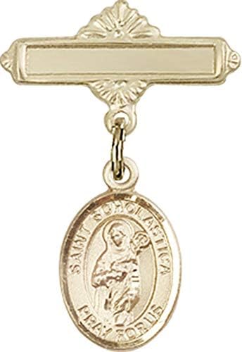 Детски икона Jewels Мания с чар Света на Предприятието и полирани игла за бейджа | Детски иконата със златен пълнеж с чар Света