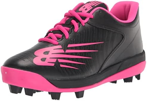 Бейзболна обувки New Balance Girls 4040 V6, Черно / розово, за 1 малко дете
