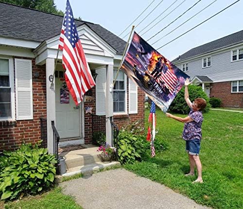 Homissor Тръмп 2024 Флаг Доналд Тръмп Desantis Танк Знамена 3x5 Открит Америка фронтовата Линия Свобода Флаг Банер в една Стая с Люверсами