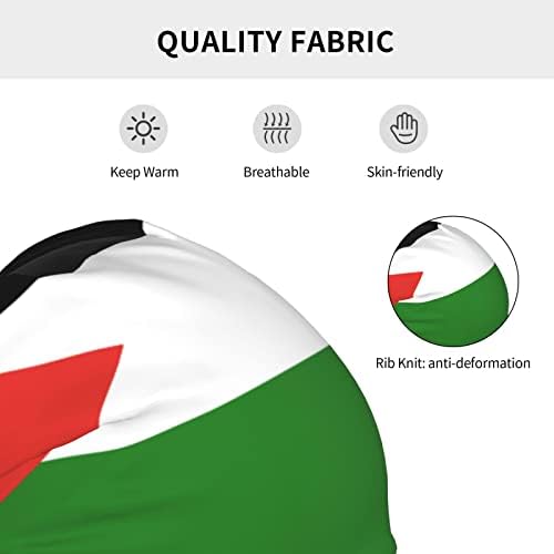 GHBC Палестинския Флаг Зимни Вязаная Шапка За Възрастни, Мъжки Дамски Модни Вязаная Капачка, Топло Модни Вязаная Капачка