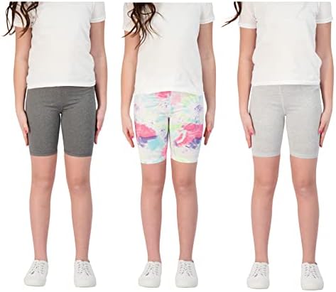 Спортни къси Панталони Задни 3-Pack за Момичета, Велосипедни Шорти, Тренировочная Дрехи за Момичета