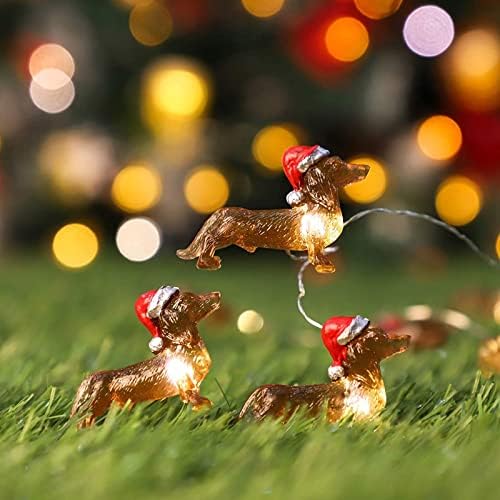 Гирлянди за кученца LED Приказни светлини, захранван с батерии Тематично Бижу за домашни любимци Подходящи за сватба, рожден Ден, Коледната