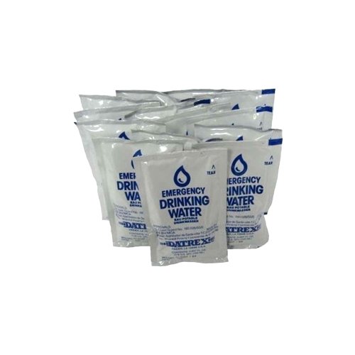 Авариен пакет за вода Datrex 4,227 унция - доставка за 3 дни / 72 часа (18 пакети), бял