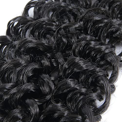 8 Опаковки къдрава коса, свързани с плетене на една кука, Гого Curl, свързани с плетене на косата за черни жени, Дълбока вълна,