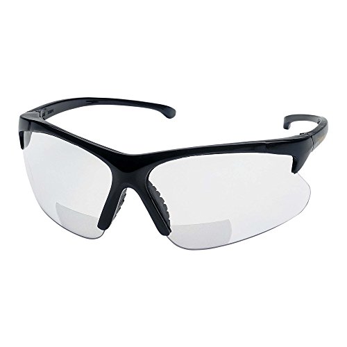 Защитни очила за четене KleenGuard V60 30-06 (19892), Прозрачни очила за четене с диоптриями + 3,0, Черна рамки, 6 чифта / калъф